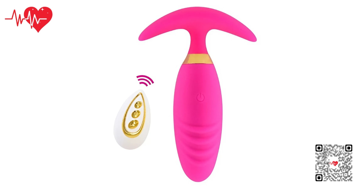 Sextoy hậu môn có rung kích thích lỗ nhị điều khiển từ xa cực sướng