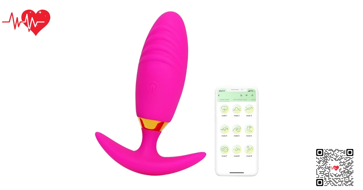 Sextoy hậu môn có rung kích thích lỗ nhị điều khiển