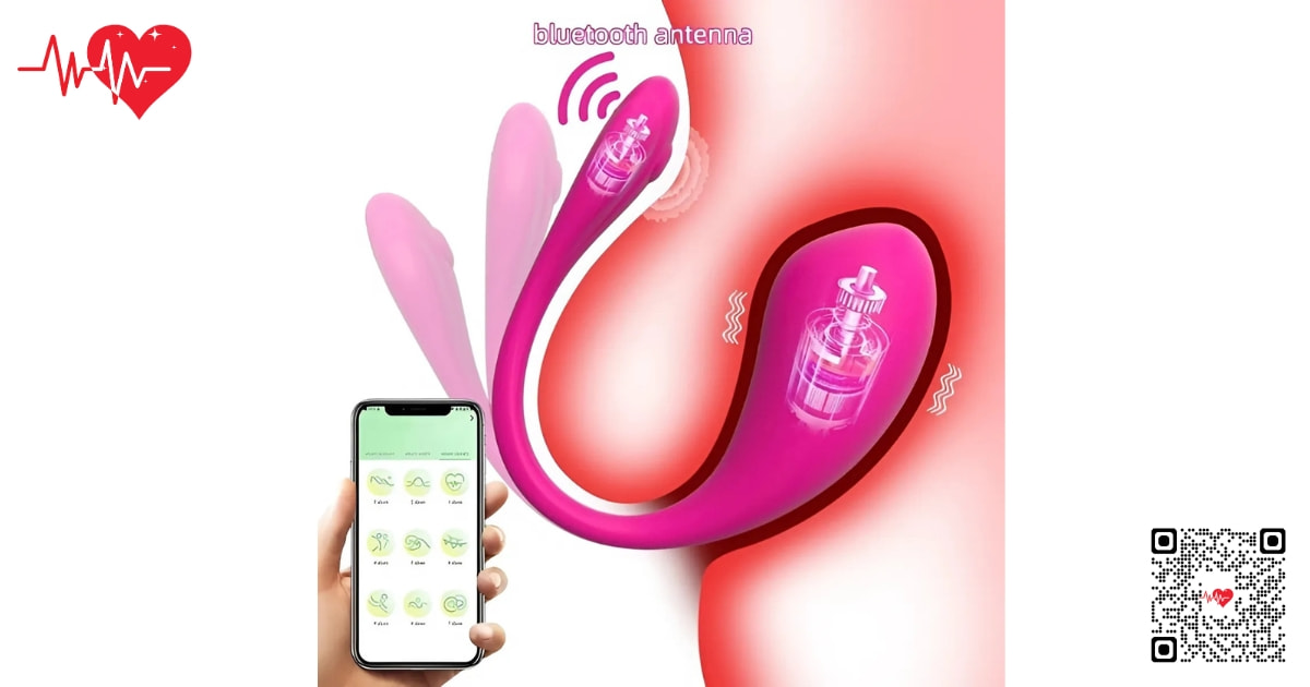 Trứng rung chữ U rung nhiều chế độ điều khiển từ xa