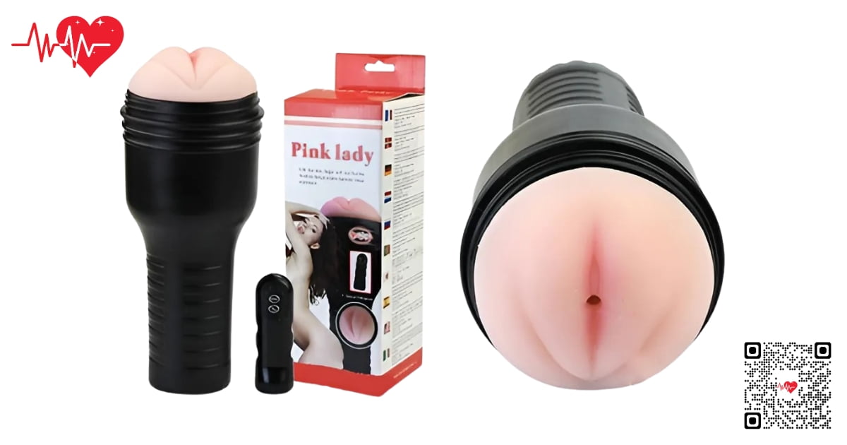 Âm đạo giả đèn pin Pink Lady rung