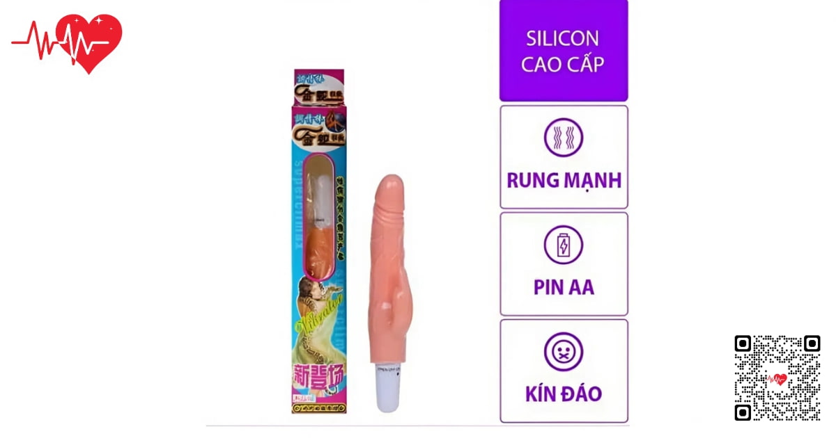 Dương vật giả 1 Pin rung siêu sướng