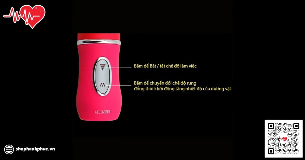 Dương vật giả Ailighter rung
