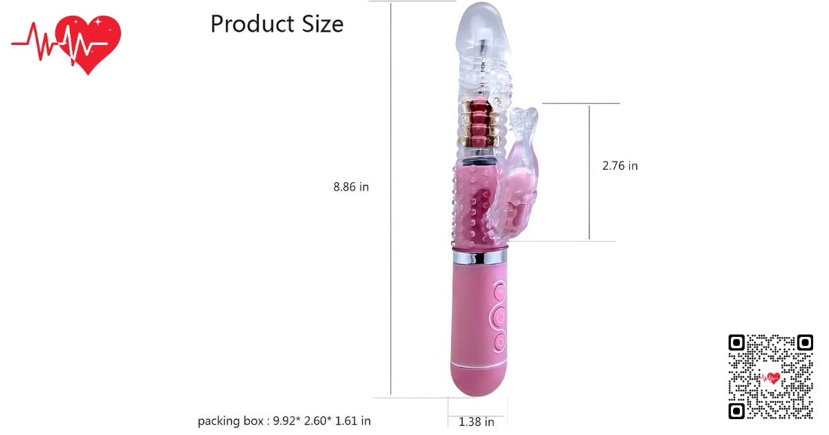 Dương vật giả Pink Rabbit Penis rung xoay