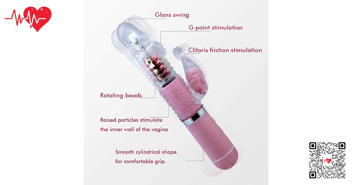 Dương vật giả Pink Rabbit Penis rung