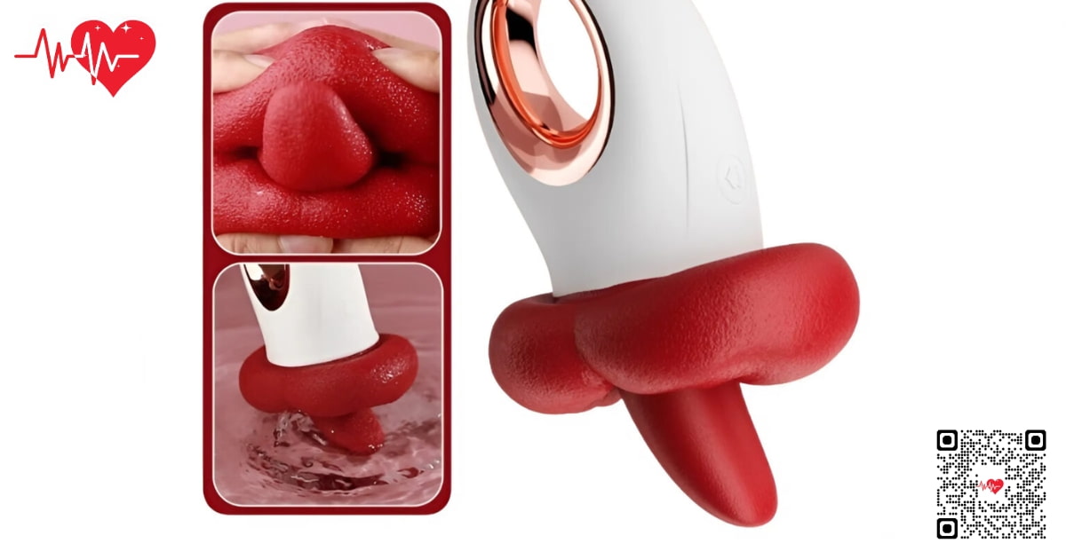 Lưỡi sextoy Lips Huankouai liếm