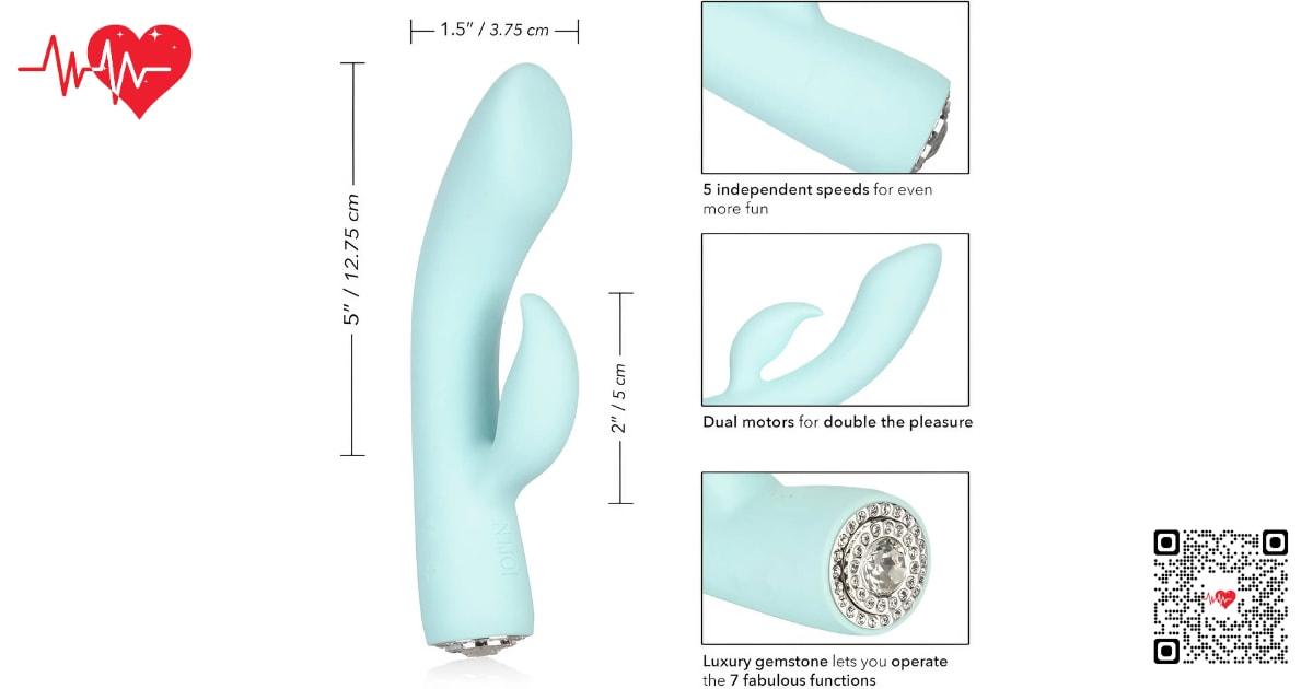 Máy rung thủ dâm Jopen Pavé Marilyn 2 đầu