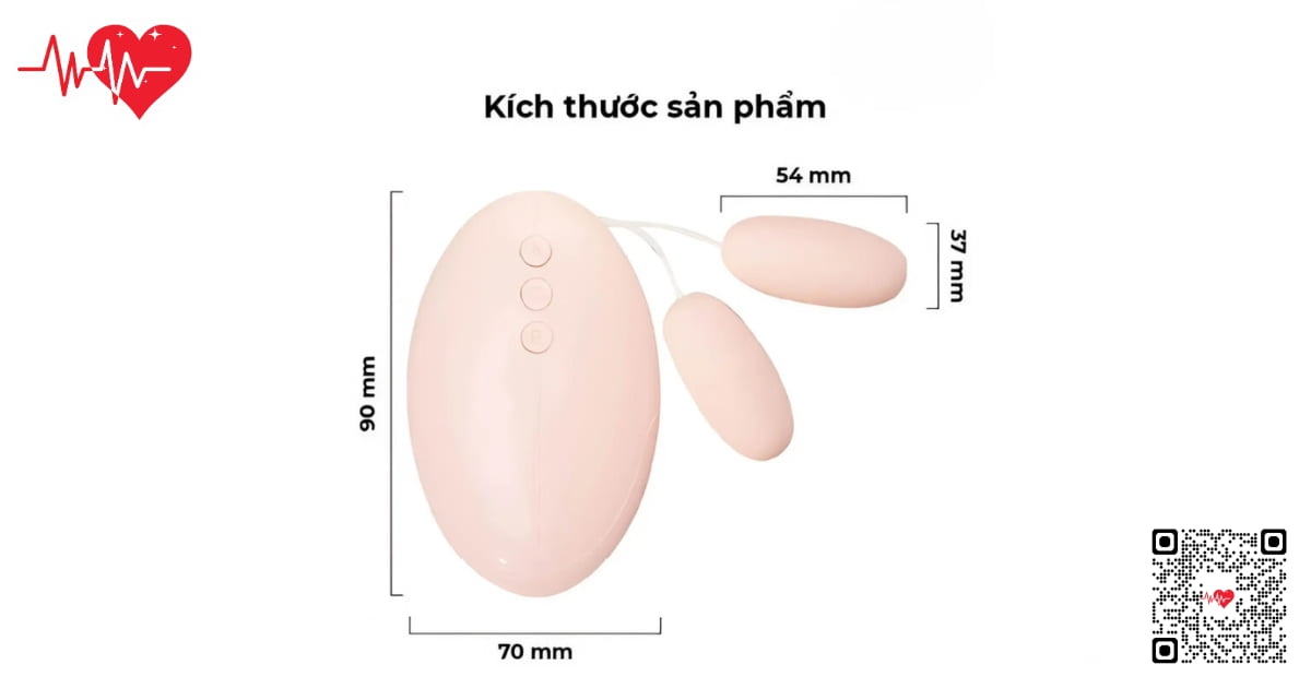 Trứng rung Durex Dual Head