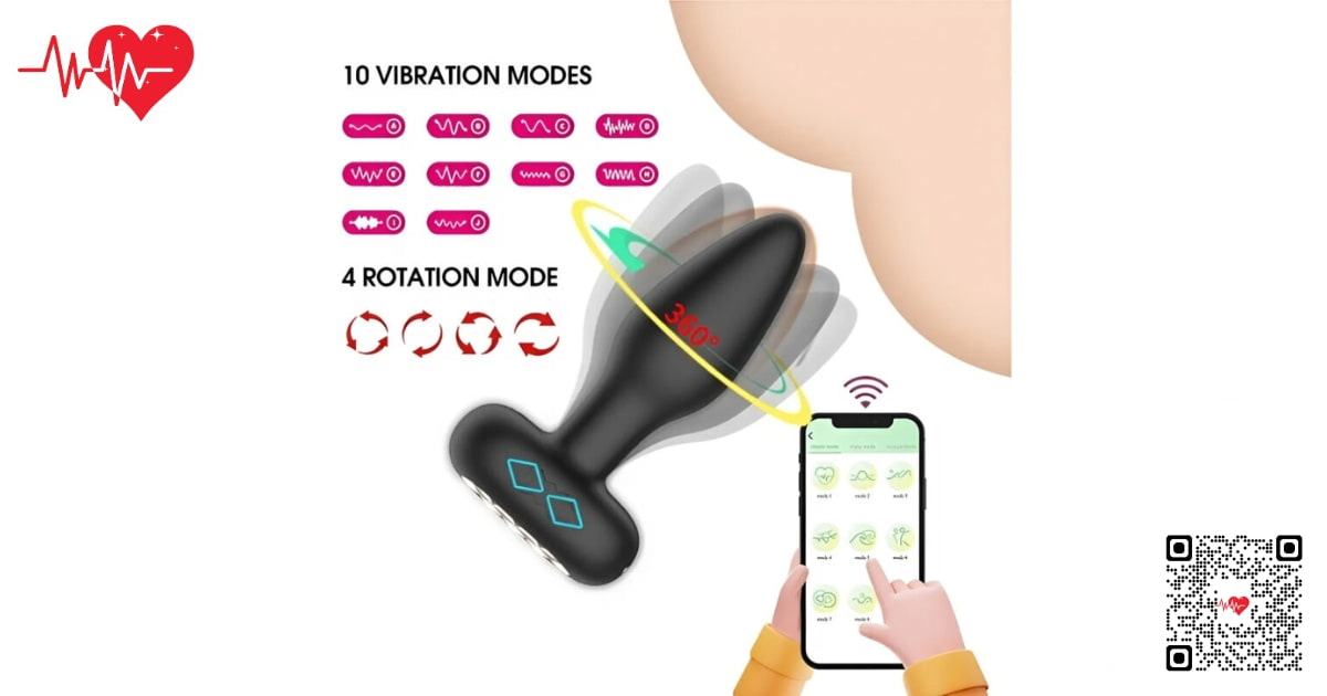 đồ chơi hậu môn xoay 360 độ