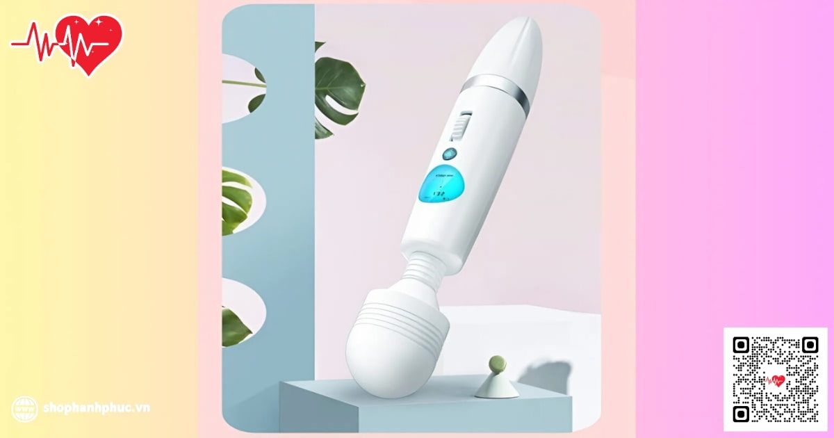 sextoy chày rung 2 đầu Mizz Zee có lưỡi