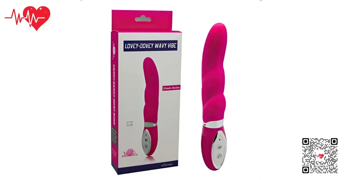 sextoy dương vật giả Lovey Dovey Wavy Vibe 10 chế độ rung cao cấp