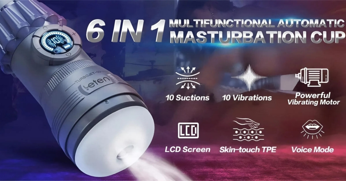 Âm đạo làm giả Leten TurboJet-20 Sucking