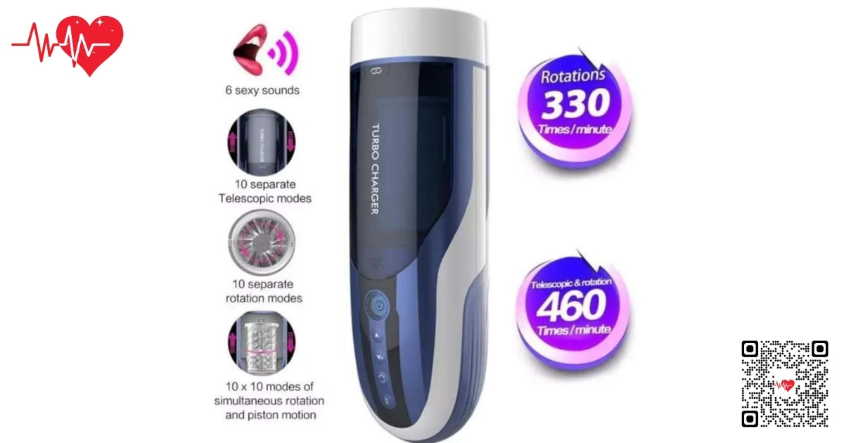 Máy thủ dâm Leten Turbo Charger Rotating massage