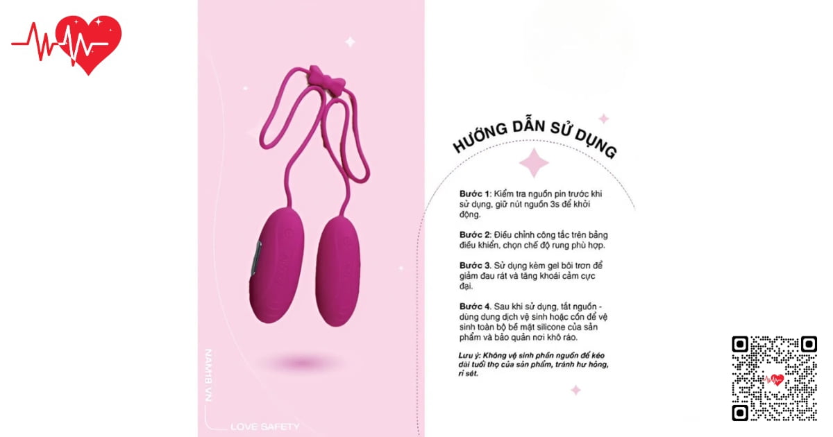 Trứng rung 2 đầu Aphojoy