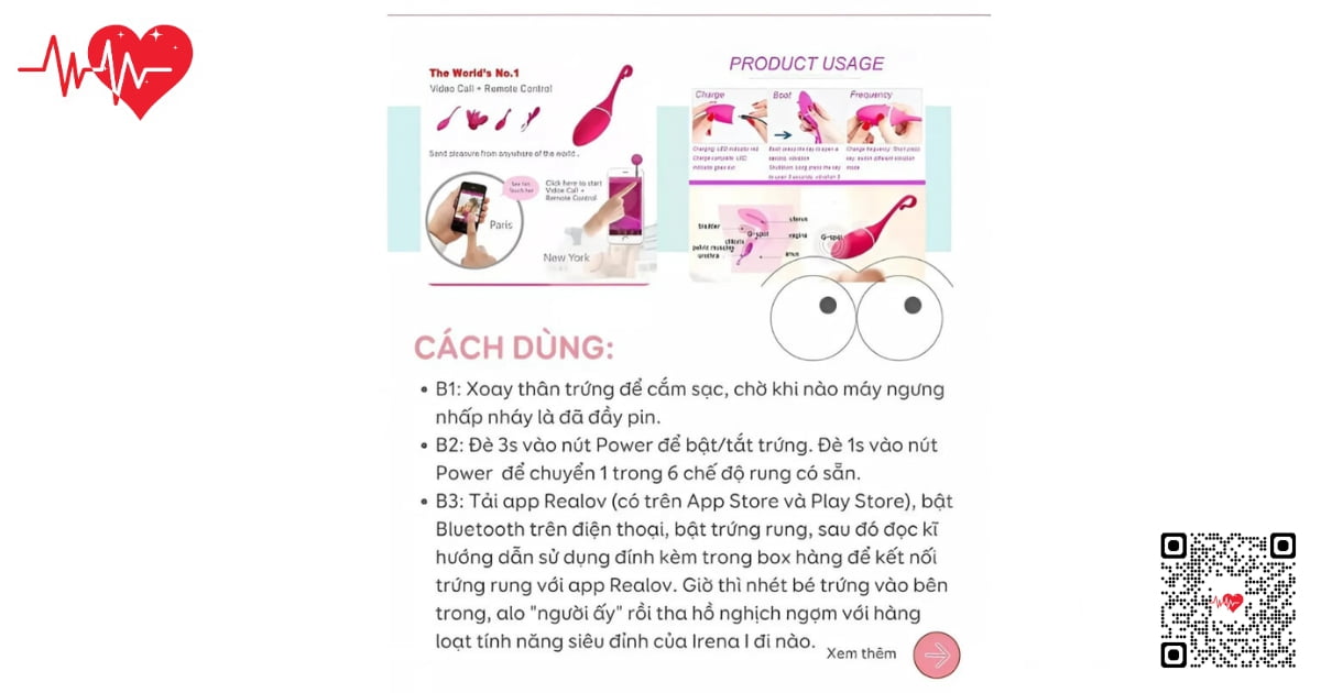Trứng rung IRENA