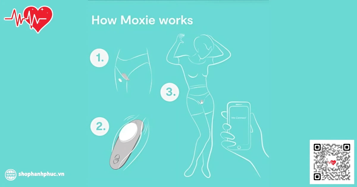 Trứng rung điều khiển We-vibe Moxie